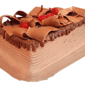 Baba de Moça com Mousse de Chocolate