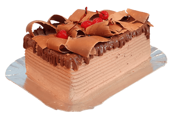 Baba de Moça com Mousse de Chocolate