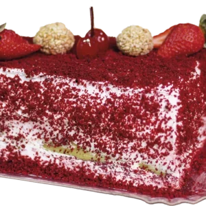 Red Velvet de Pistache com Morango